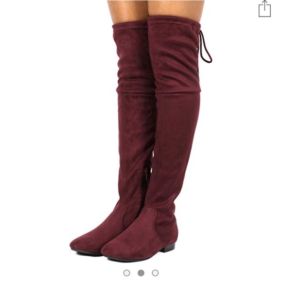 ⭐️New in Box⭐️ Over the Knee Pull on Slouchy Boots - Picture 2 of 3